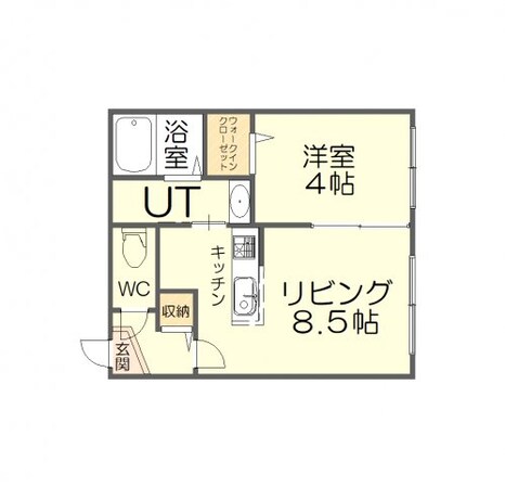 フォレスタ琴似の物件間取画像